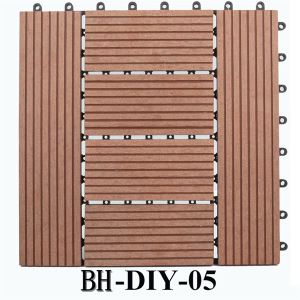 Ispreplesti DIY pločice unutarnje/vanjski podovi 310X310MM WPC kupaonica pločice drvo plastične kompozitne pločica